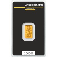 Gold bar Argor Heraeus 2 g