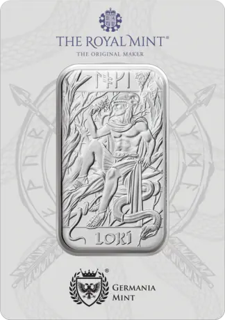 Stříbrný slitek The Royal Mint - Loki, 1 oz