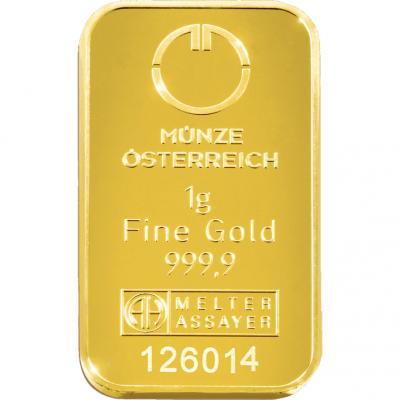 Austrian Mint Gold Bar 1 g