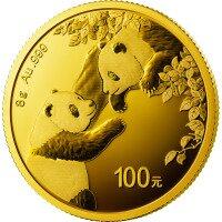 Gold coin  Panda 8 g - various years