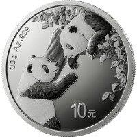 Stříbrná mince Panda 30 g různé roky