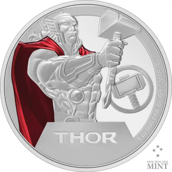 Thor, 1 oz stříbra, ražba pouze 5000 ks