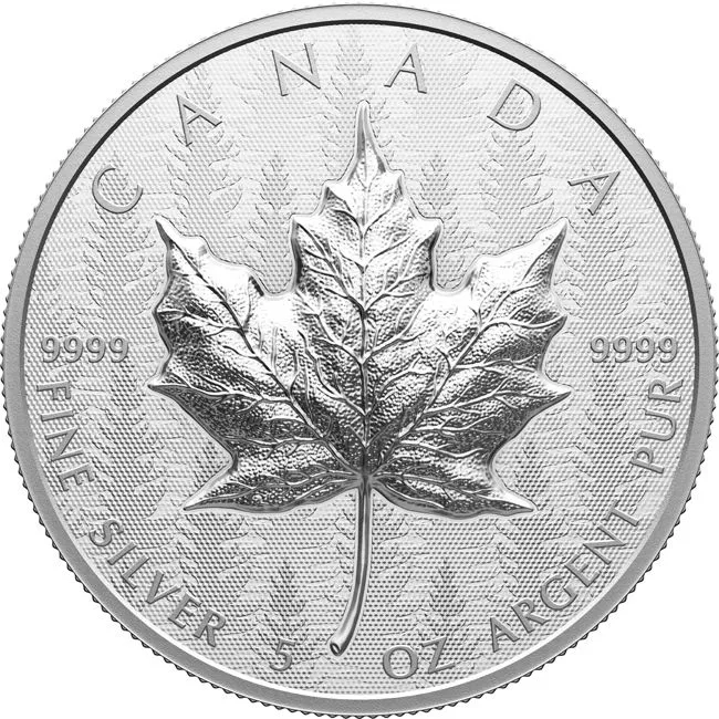 Maple Leaf 2024, ultra vysoký reliéf, 5 oz stříbra