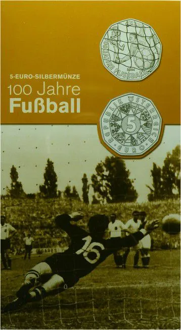 100 let fotbalu 2004, stříbrná mince 