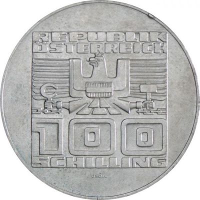 Stříbrná mince - 100 Šilinků I. 