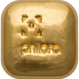 Zlatý slitek 1 oz philoro gegossen, 31.103g