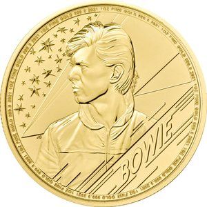 Zlatá mince David Bowie - hudební legenda 1 Oz - 2021