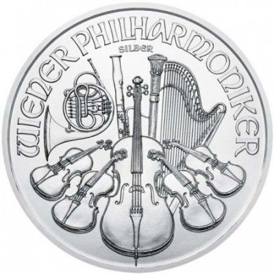 Stříbrná mince Vídeňští filharmonici - 1 Oz 