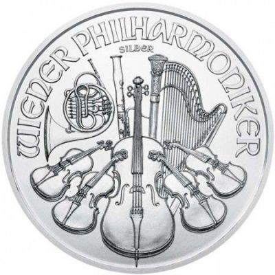 Stříbrná mince Vídeňští filharmonici 2023, 1 oz 