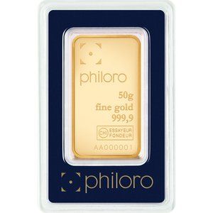 Zlatý slitek Philoro 50 g