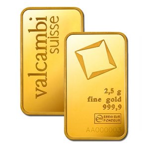 Gold Bar Valcambi  2,5 g 