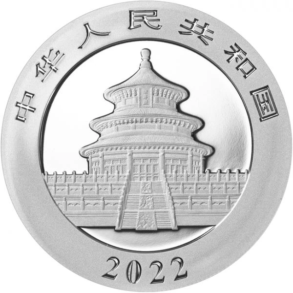 Stříbrná mince Panda  30 g -2022