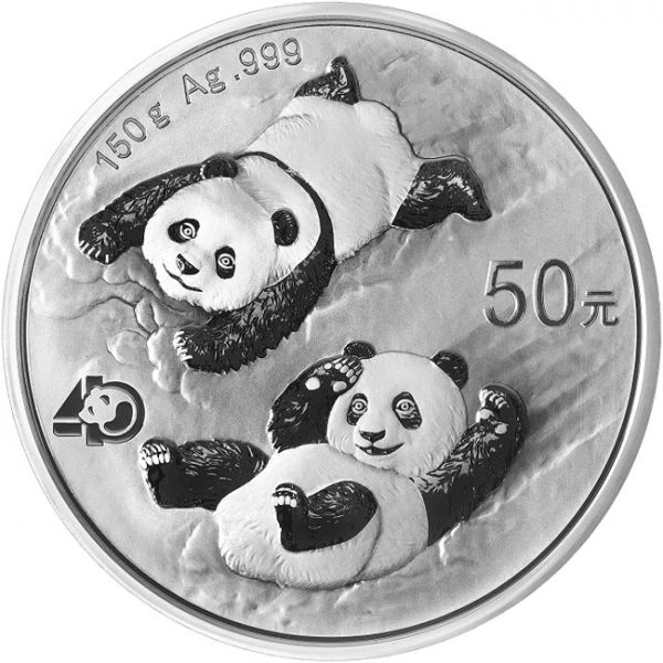 Stříbrná mince Panda  150 g -2022