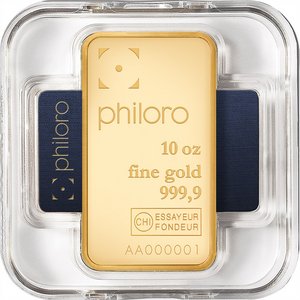 Zlatý slitek Philoro 10 Oz  