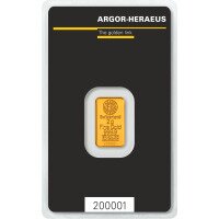Gold bar Argor Heraeus 2 g - Kinegram