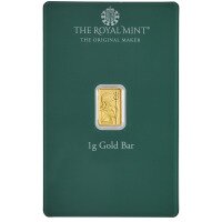 Zlatý slitek 1 g - Veselé Vánoce - Královská mincovna