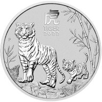 Stříbrná mince Rok Tygra 2022, 5 oz