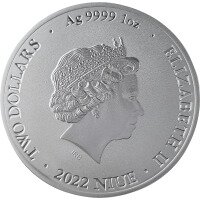 Stříbrná mince Bitcoin 1 Oz 2022