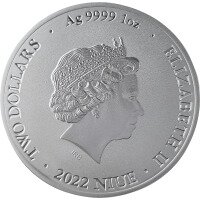 Stříbrná mince Bitcoin 2022, 1 oz