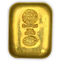 Zlatý slitek Argor Heraeus 50 g - lité