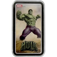 Stříbrný slitek Hulk edice Marvel 1000 g