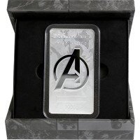 Stříbrný slitek Iron Man edice Marvel 1000 g