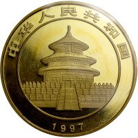 Zlatá mince Panda 1 Oz - 1997