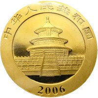 Zlatá mince Panda 1 Oz - 2006
