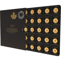 Zlatá mince Maple Leaf 25x1 g 2022