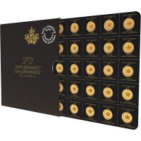 Zlatá mince Maple Leaf, 25x1 g 