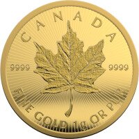 Zlatá mince Maple Leaf 25x1 g 2022