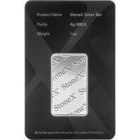 Stříbrná mince StoneX Bar 1 oz