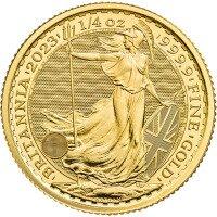 Zlatá mince Britannia Charles III 2023 - 1/4 oz