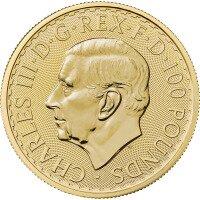 Zlatá mince Británie Charles III 2023 - 1 oz