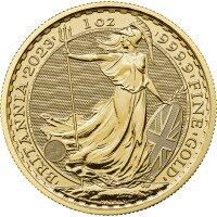 Zlatá mince Britannia Charles III 2023 - 1 oz