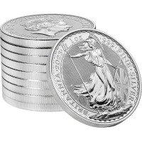 Stříbrná mince Britannia Charles III 2023, 1 oz