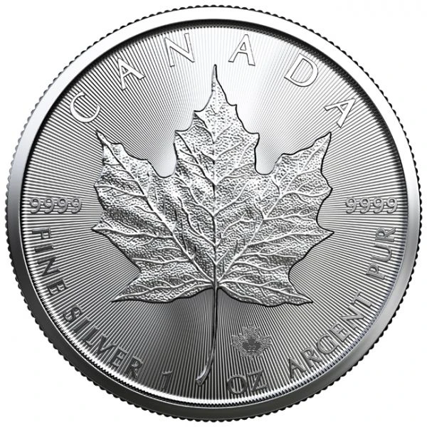 Stříbrná mince Maple Leaf 1 Oz, různé roky