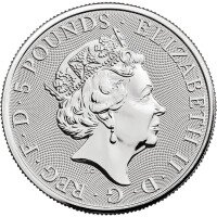 Stříbrná mince 2 Oz Tudorovská zvířata Yale of Beaufort | 2023