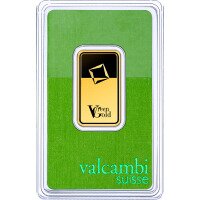 Zlatý slitek Valcambi 20 g  - Zelené zlato
