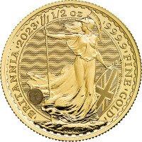 Zlatá mince Británie Elizabeth II 2023 - 1/2 Oz