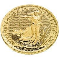 Zlatá mince Británie Elizabeth II 2023 - 1/2 Oz