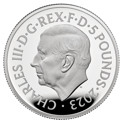 Stříbrná mince Britannia 2 Oz - Charles III 2023 proof