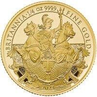 Zlatá mince Britannia Charles III 2023 - 1/4 oz Proof