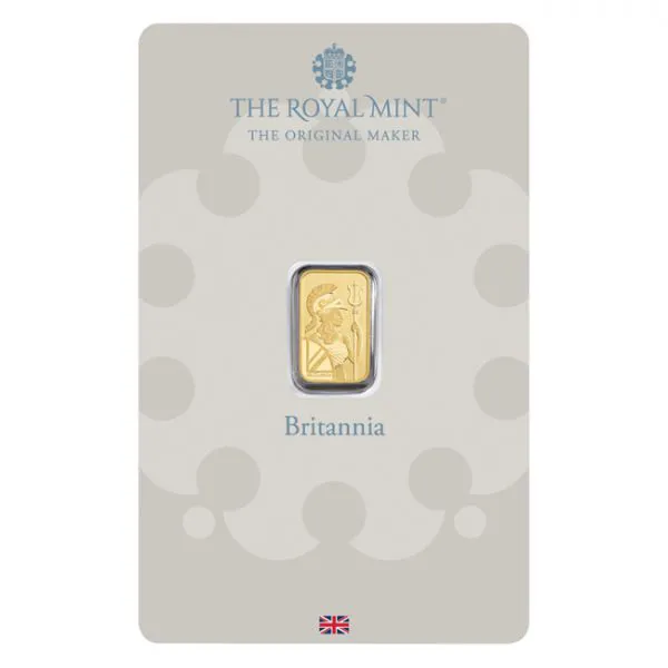 Gold bar 1g -The Royal Mint