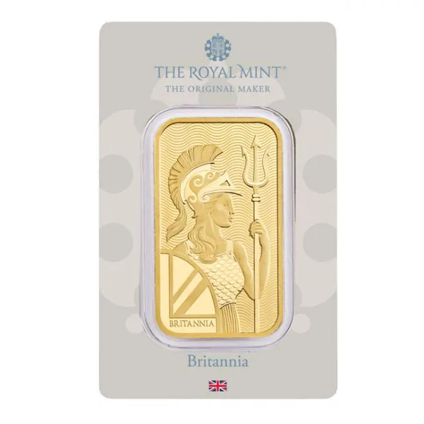 Zlatý slitek Britská královská mincovna, 1 oz