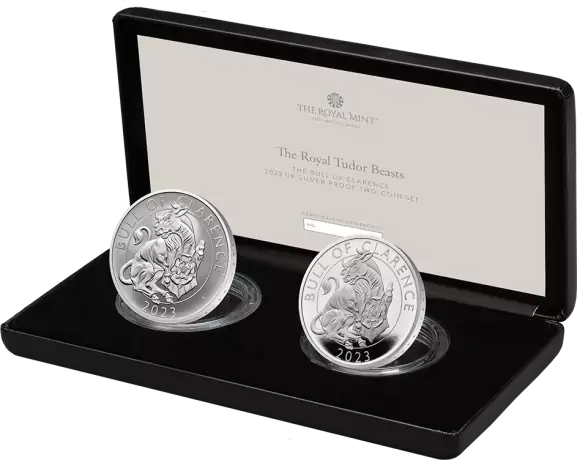 Sada mincí Tudorovská zvířata The Bull of Clarence 2023, 2 oz