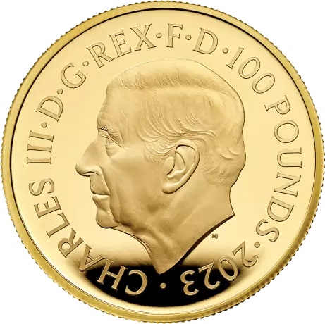 Zlatá mince Tudorovská zvířata - The Bull of Clarence 2023, 1 oz