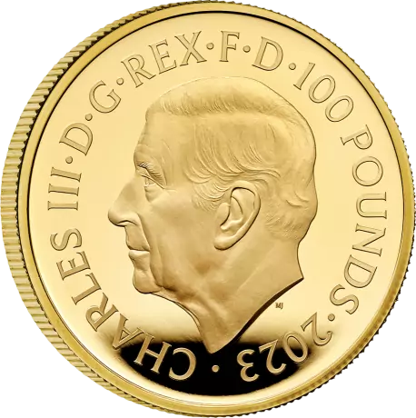 Zlatá mince Tudorovská zvířata - The Bull of Clarence 2023, 1 oz