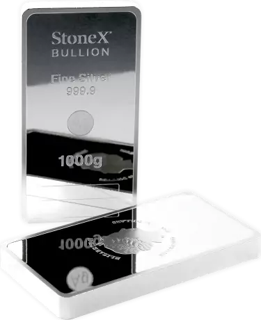 Stříbrná mince StoneX Bar - 1000 g