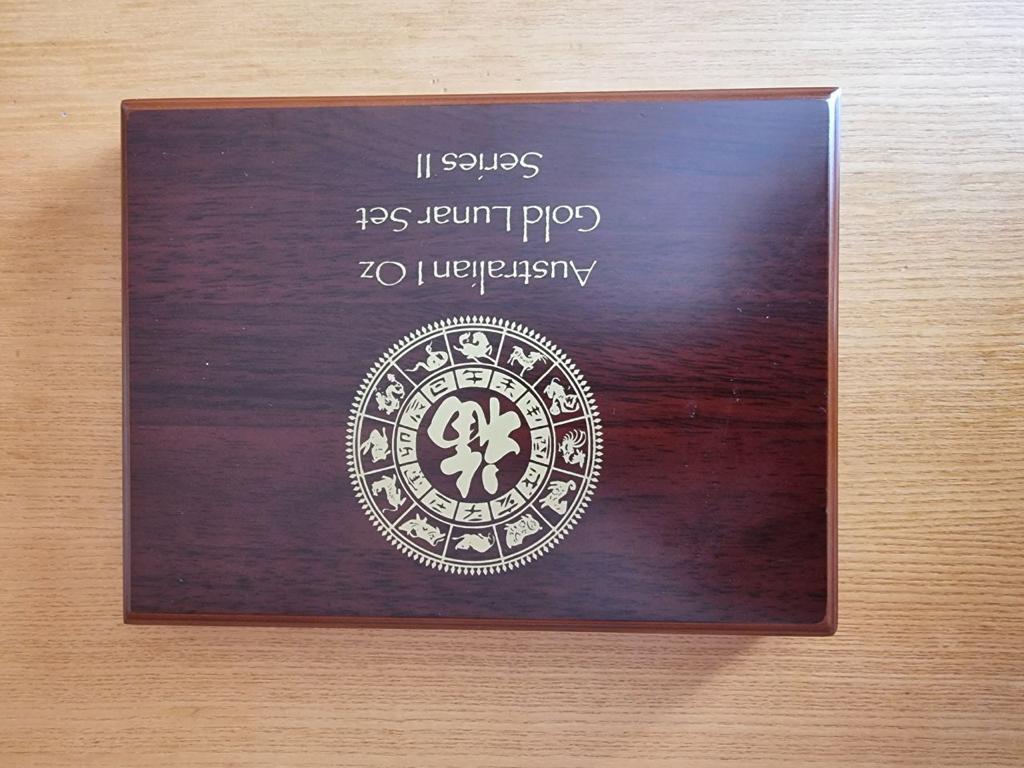 Sada zlatých mincí Lunární série II. 12 x 1 oz 2008 - 2019